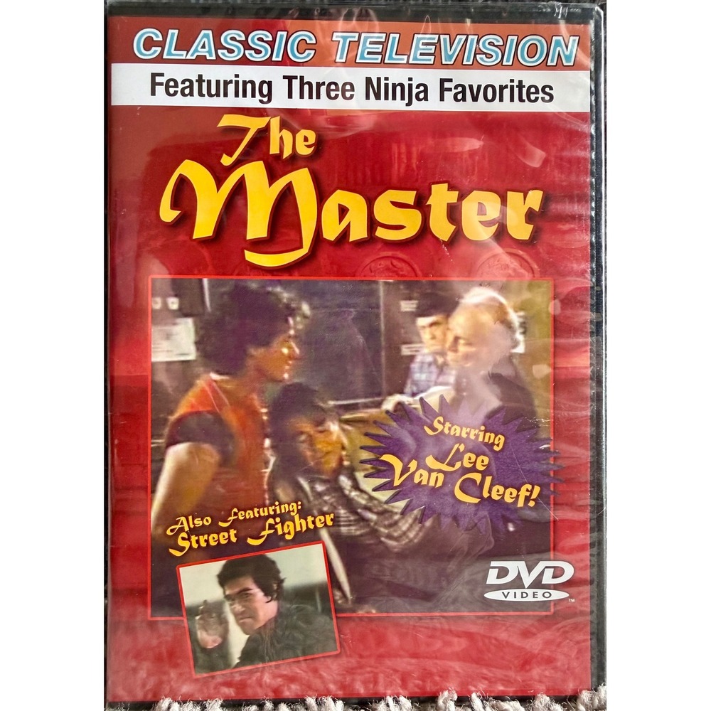 PC Treasures The Master DVD Lee Van Cleef Sonny Chiba New Ninja Martial Arts TV
